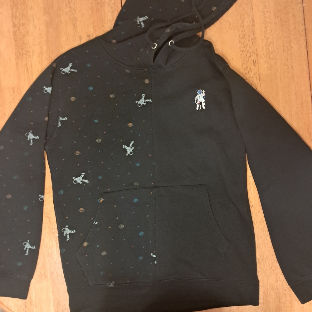 Eighty Eight Black and Blue Patterned Men's Sweater